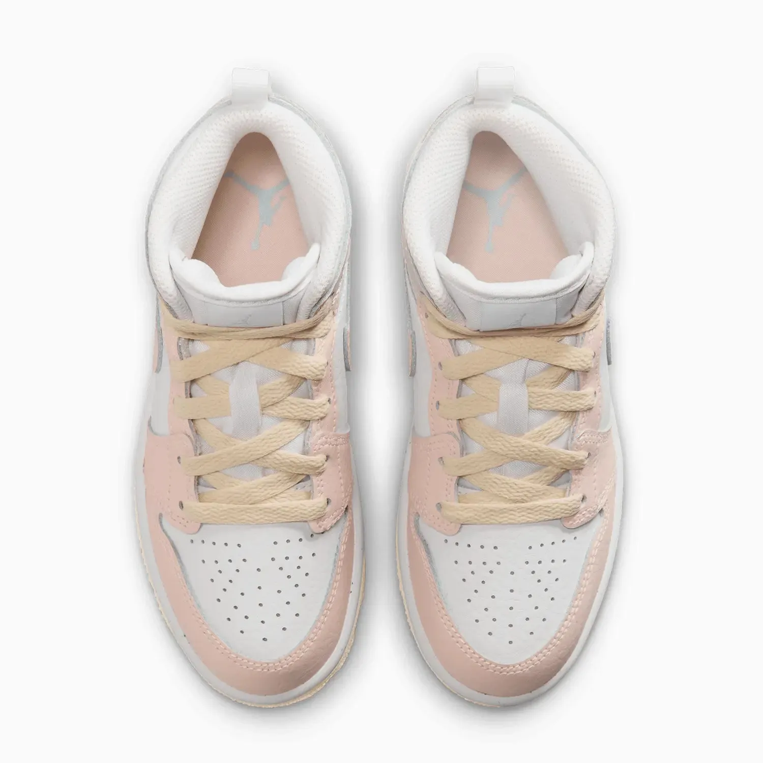 Kid's Air Jordan 1 Mid SE "Flamingo" Pre School Sneakers To Wear With Suits