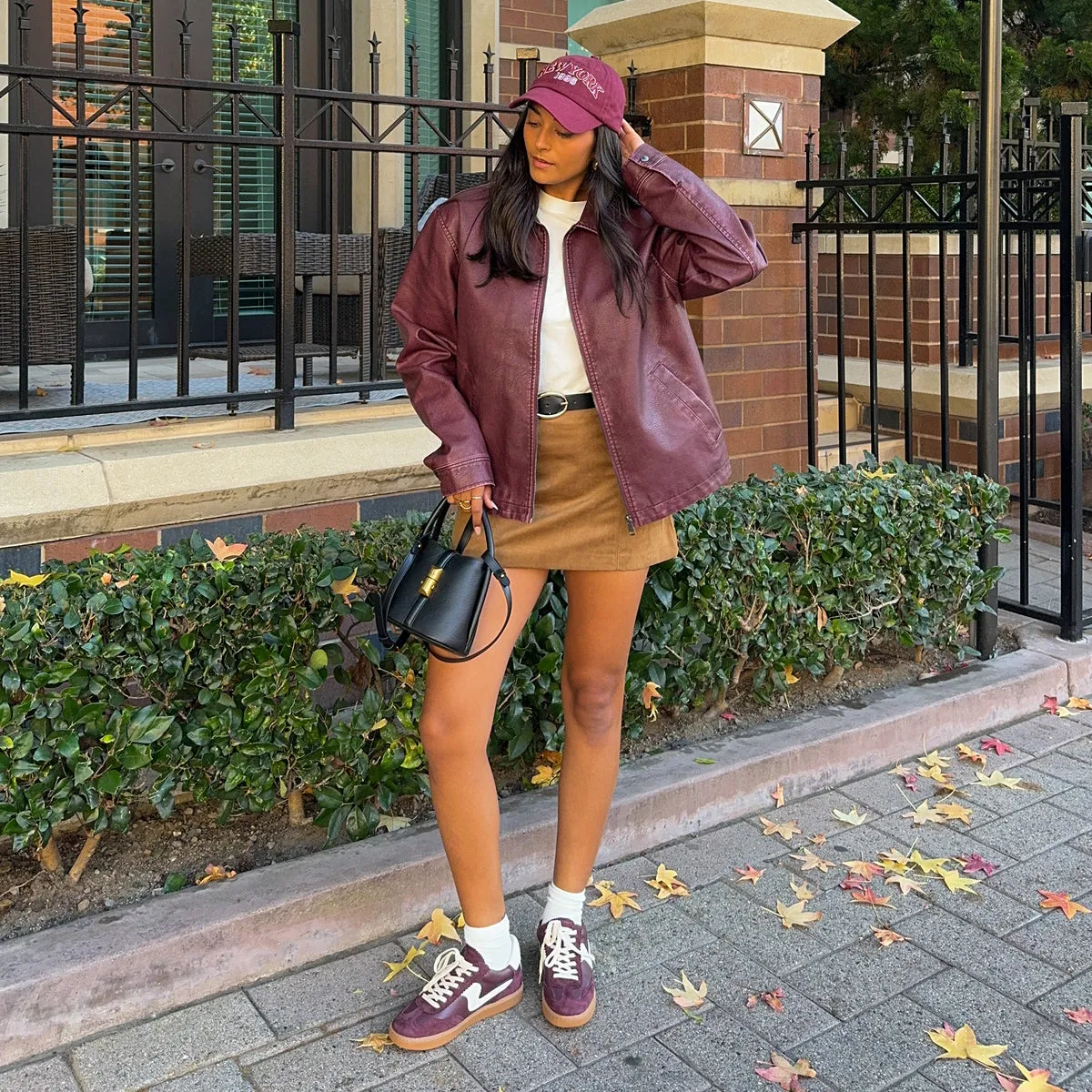 NOTICE SNEAKERS CRANBERRY SUEDE Griffey Junior Sneakers