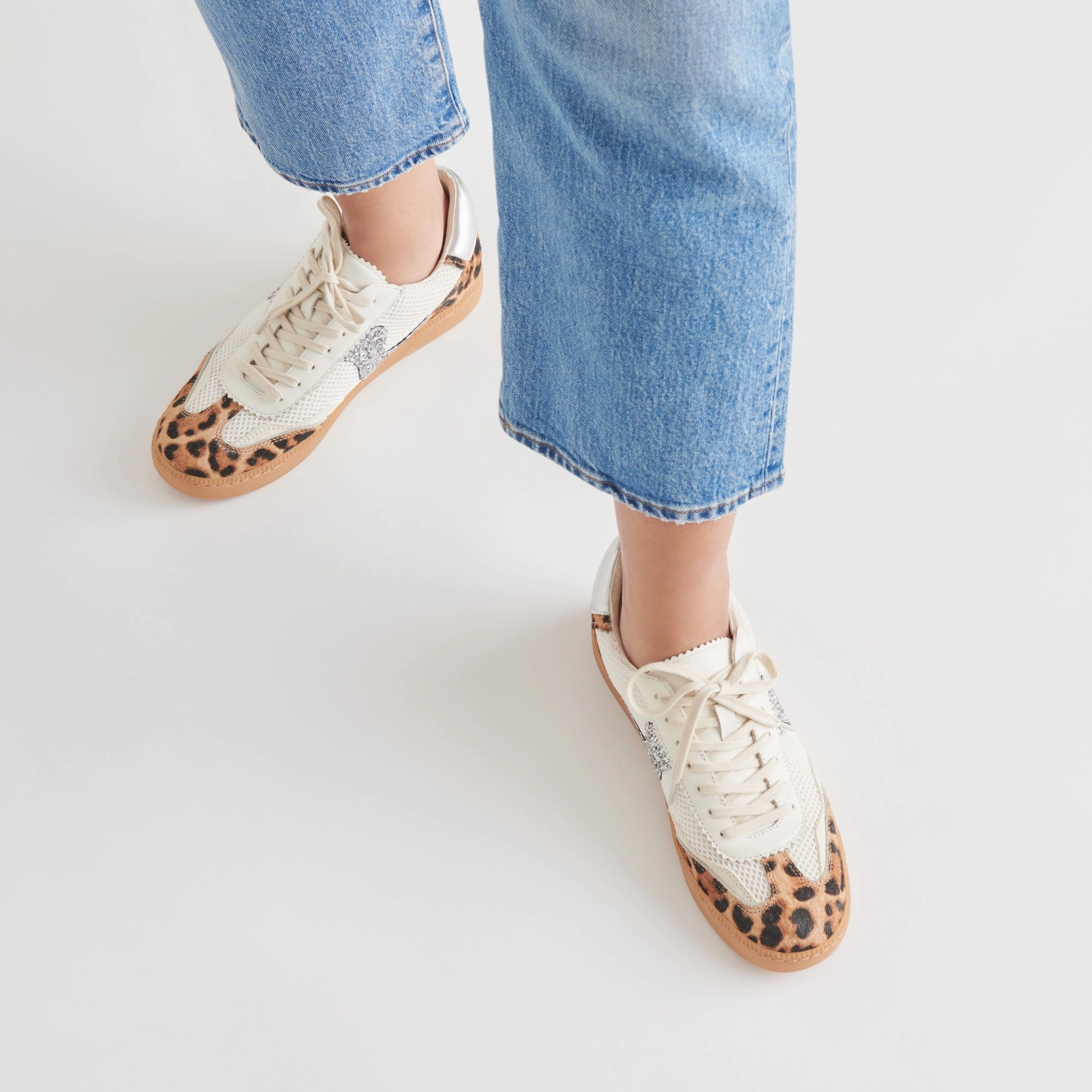 V2k Run Sneakers NOTICE SNEAKERS LEOPARD MULTI CALF HAIR