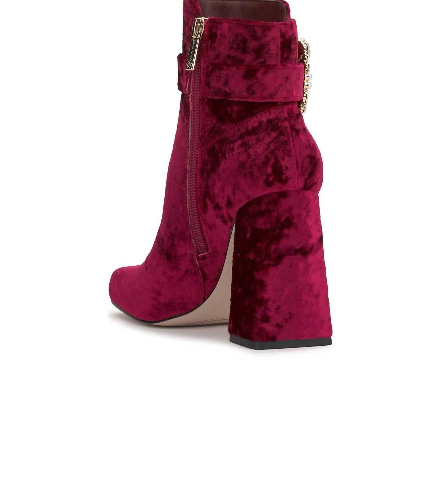 Hippie Boots Women's Luminna Block Heeled Bootie In Oxblood