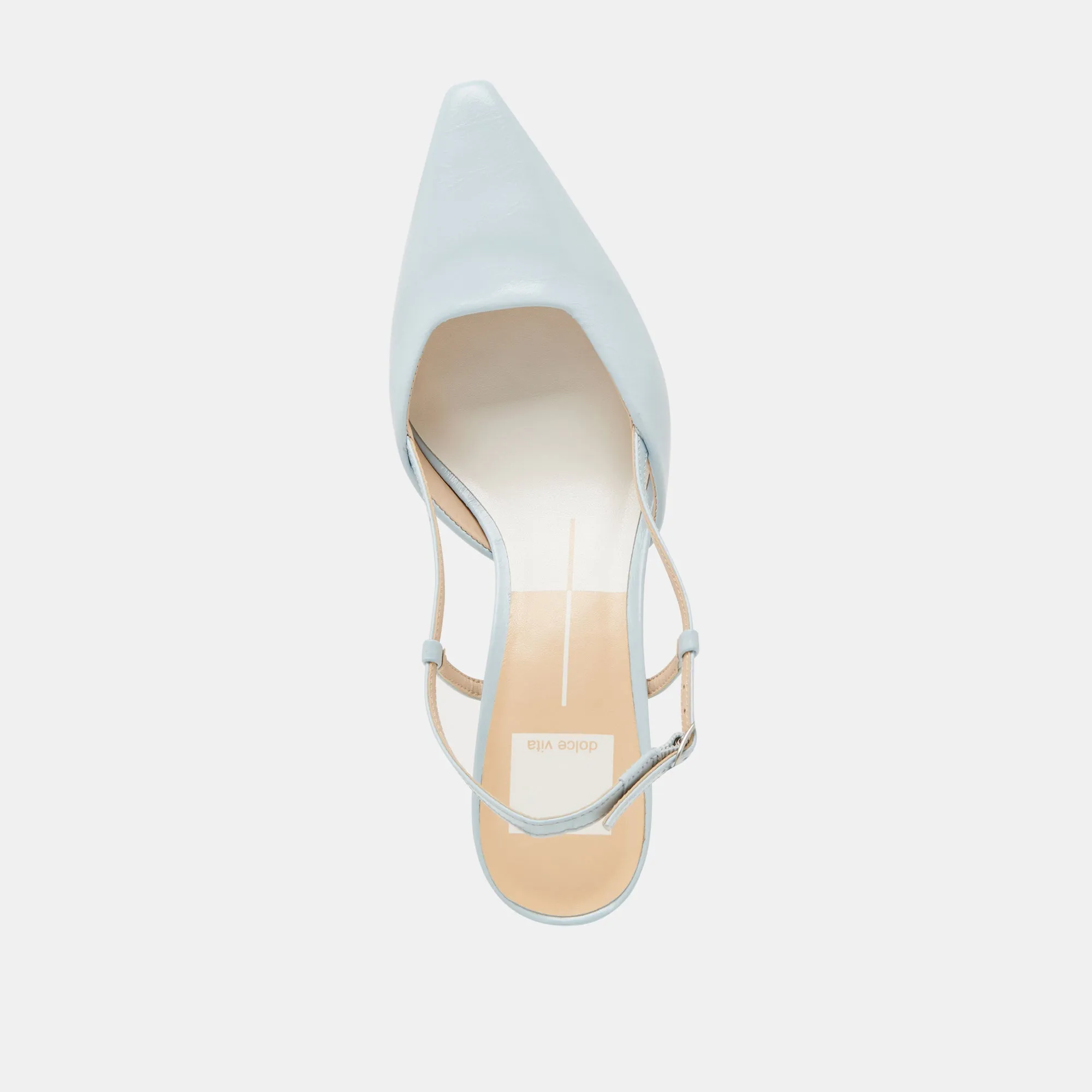 ODELA HEELS ICE BLUE LEATHER High Heels History