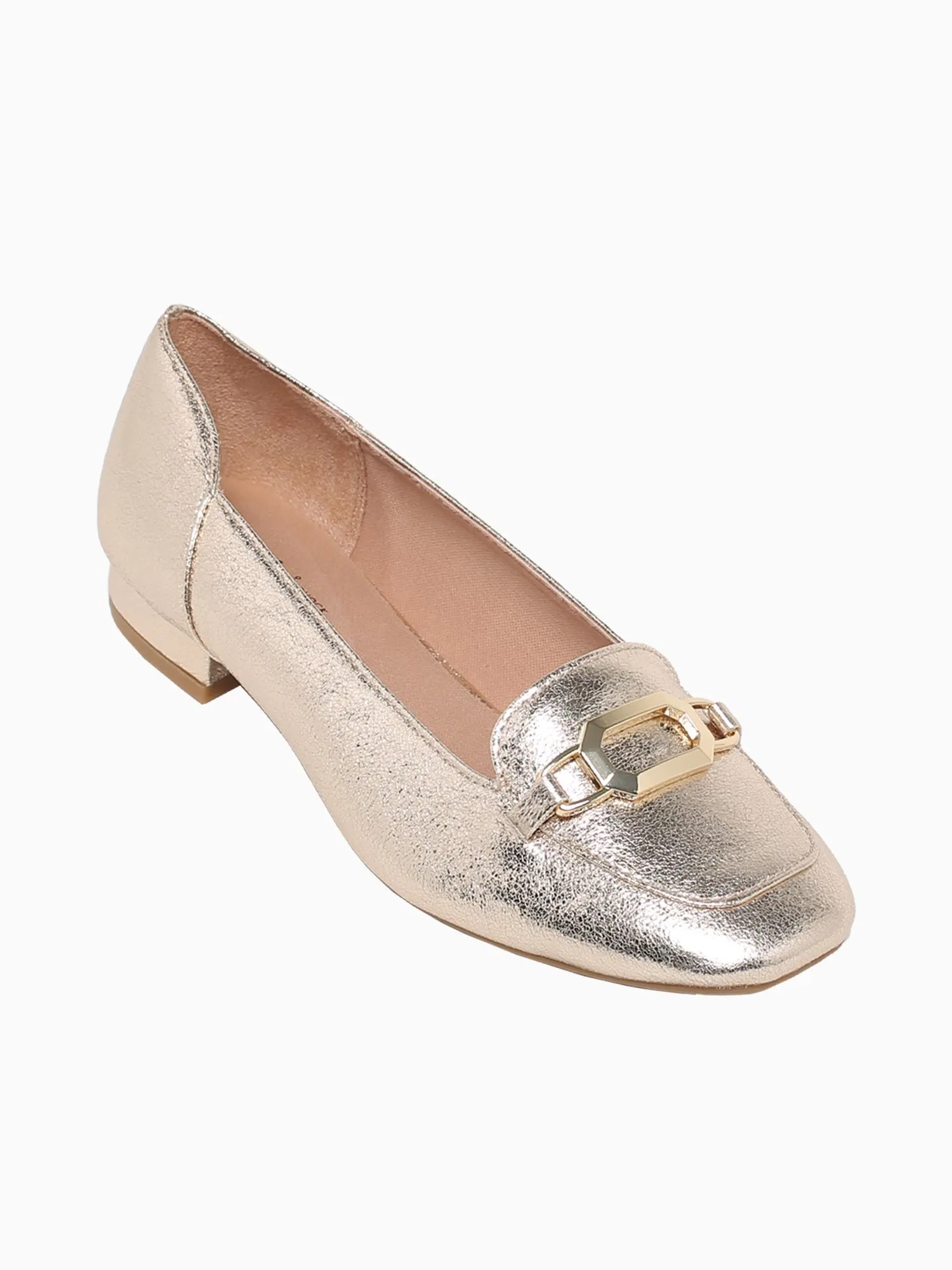 Celine Gold Comfortable Casual Shoes For Work