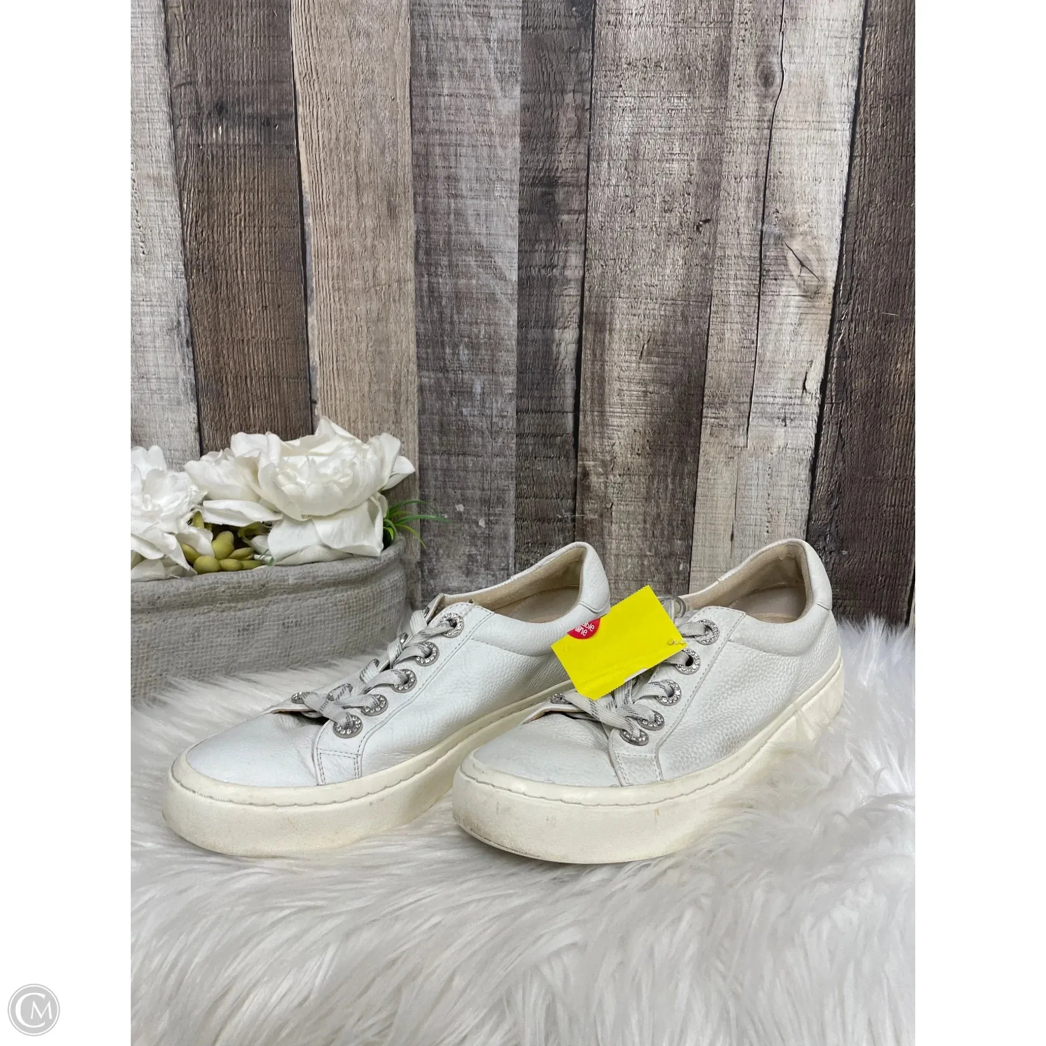 Casual Sexy Shoes Shoes Sneakers By Vaneli In Ivory, Size: 8