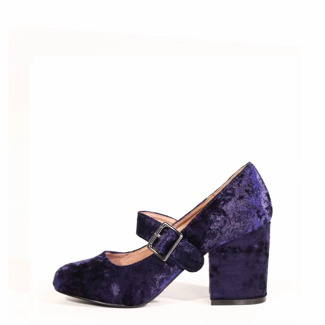 Oksana Velvet Mary Jane Heels High Heels Low Cost