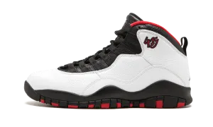Air Jordan 10 Retro "Double Nickel" Metallic Platform Sneakers