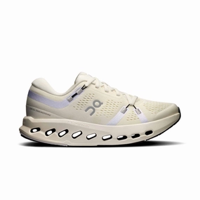 Flat Casual Shoes On | Women's Cloudsurfer 2 Running Shoes - Ivory/Ivory