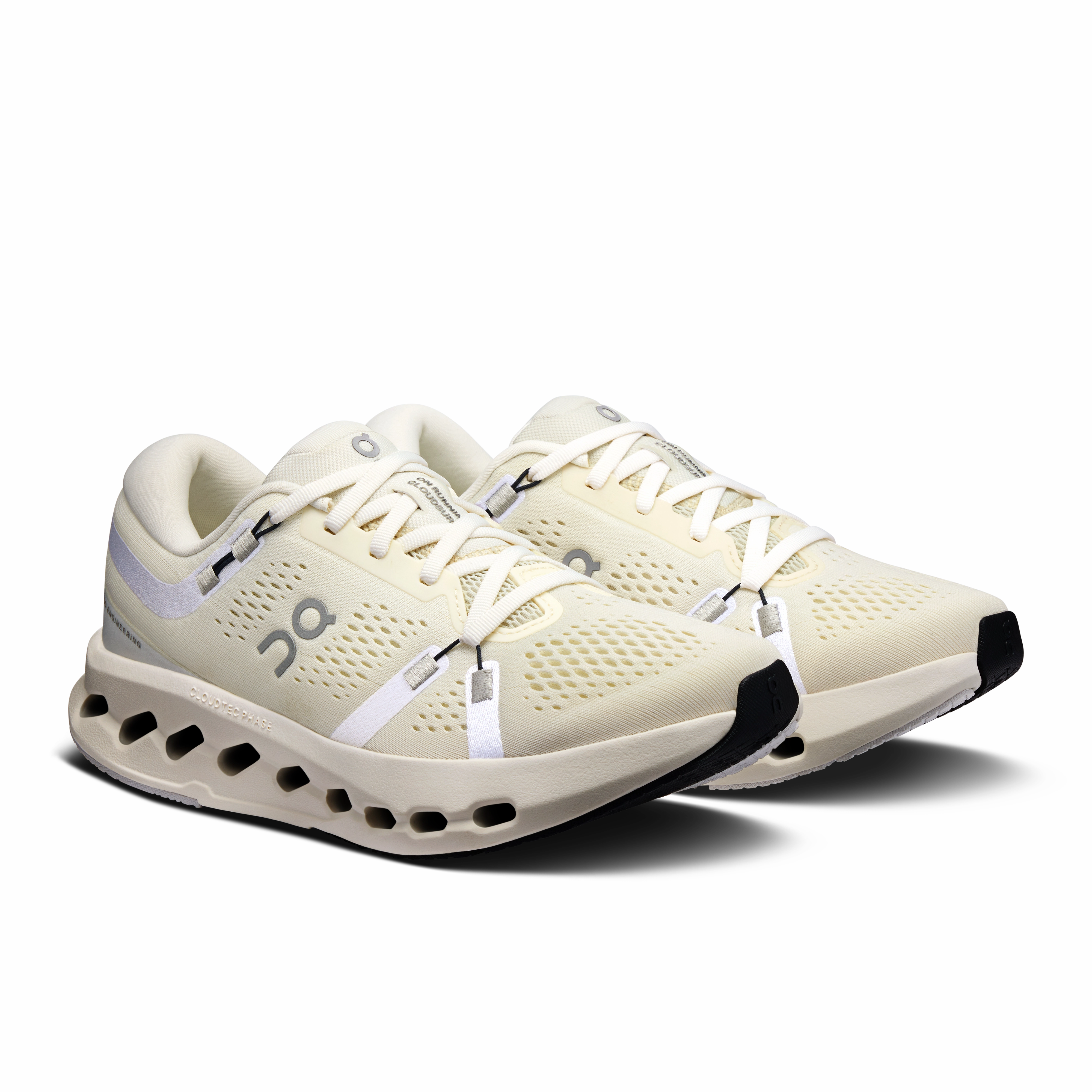 On Running Women's Cloudsurfer 2 Shoes - Ivory / Ivory Casual Shoes With Lace