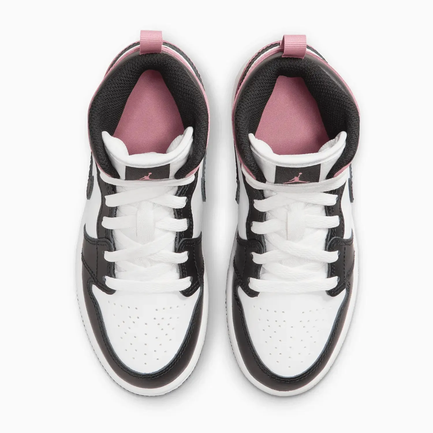 Kid's Air Jordan 1 Mid "Rust Pink Black" Pre School Versace Shoes Sneakers