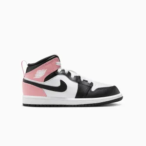 Lee's Sneakers Kid's Air Jordan 1 Mid "Rust Pink Black" Pre School
