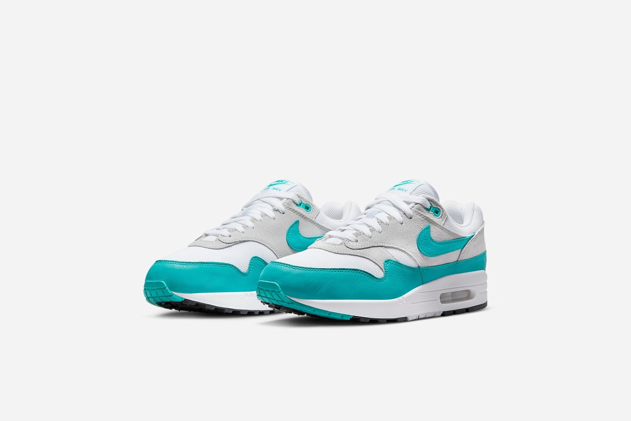 Nike "Air Max 1 SC" M - Neutral Grey / Clear Jade / White Nike Running Shoes Sizing Chart