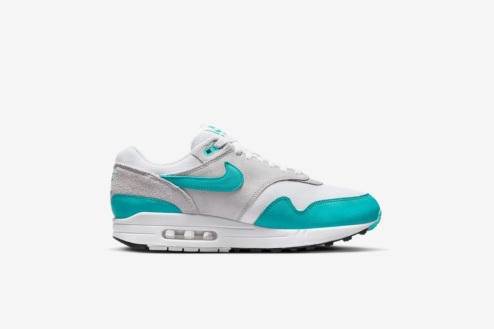 Nike "Air Max 1 SC" M - Neutral Grey / Clear Jade / White Custom Nike Air Max Shoes