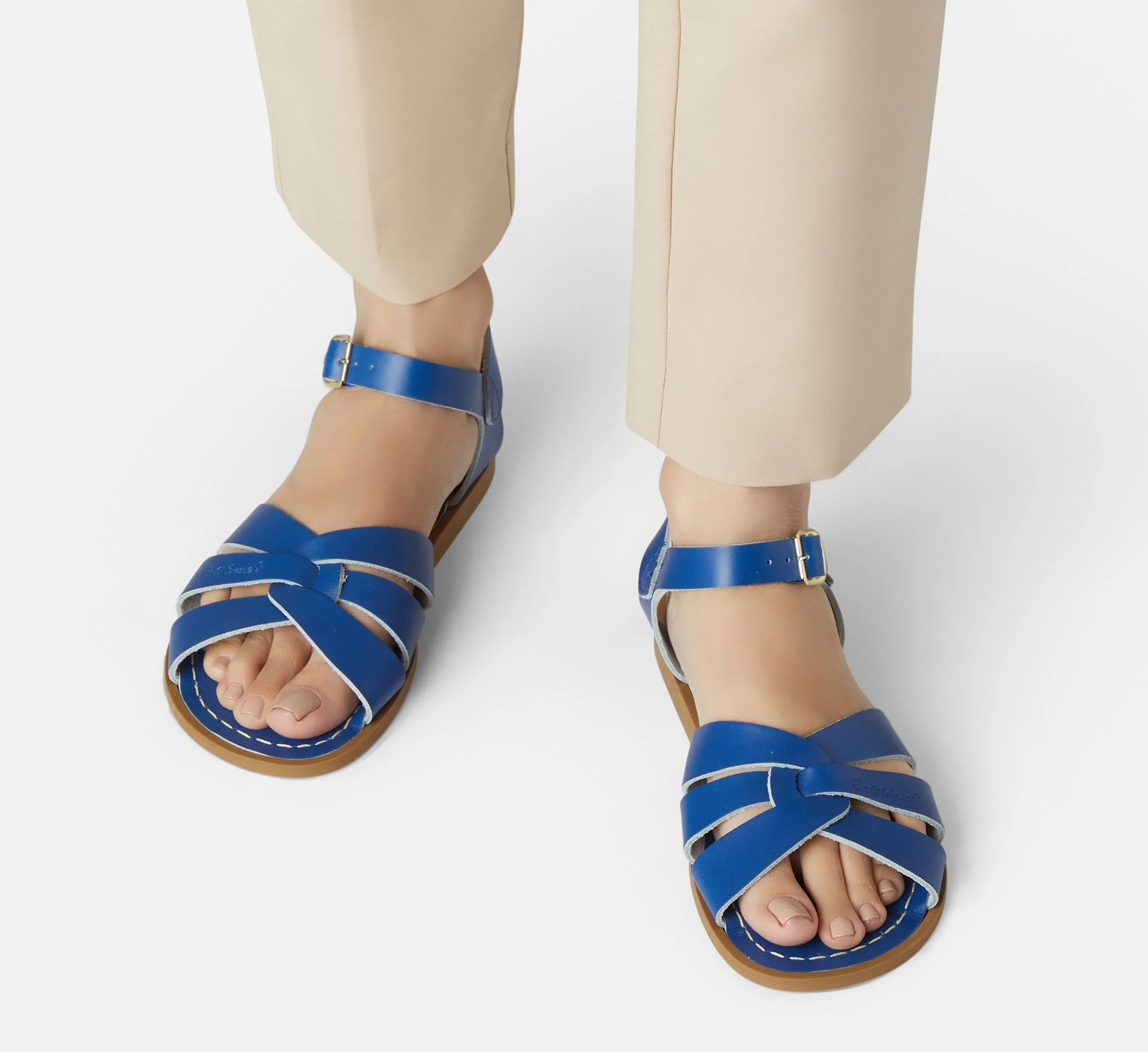 Original Cobalt Blue Womens Sandal Closed Toe Sandals