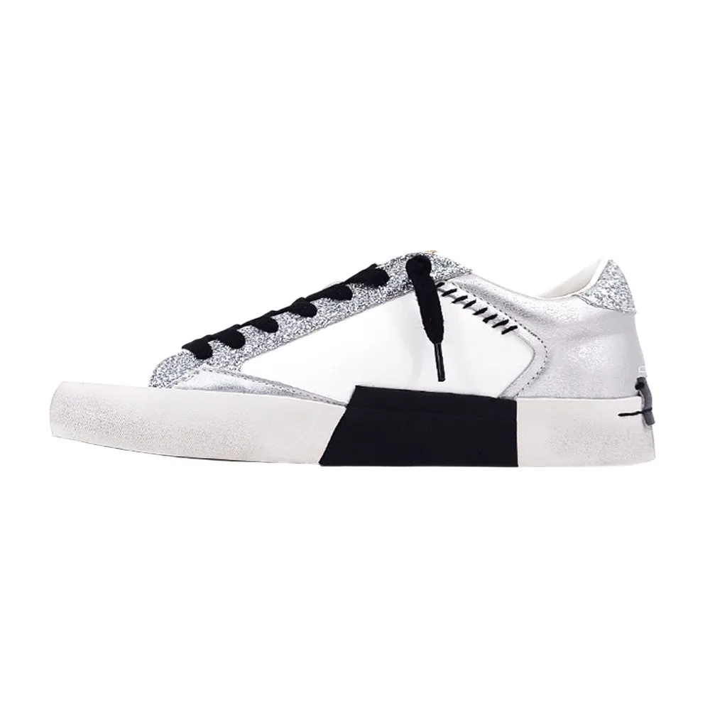 Ruby Metallic Glitter Lace Up Sneakers Formal And Casual Shoes