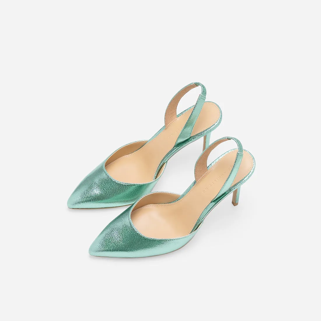 Super High High Heels Hebe Crinkle Pumps