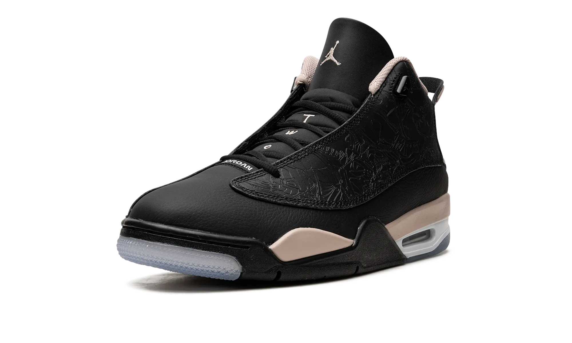 Air Jordan Dub Zero "Black / Fossil Stone" Sneakers At Walmart