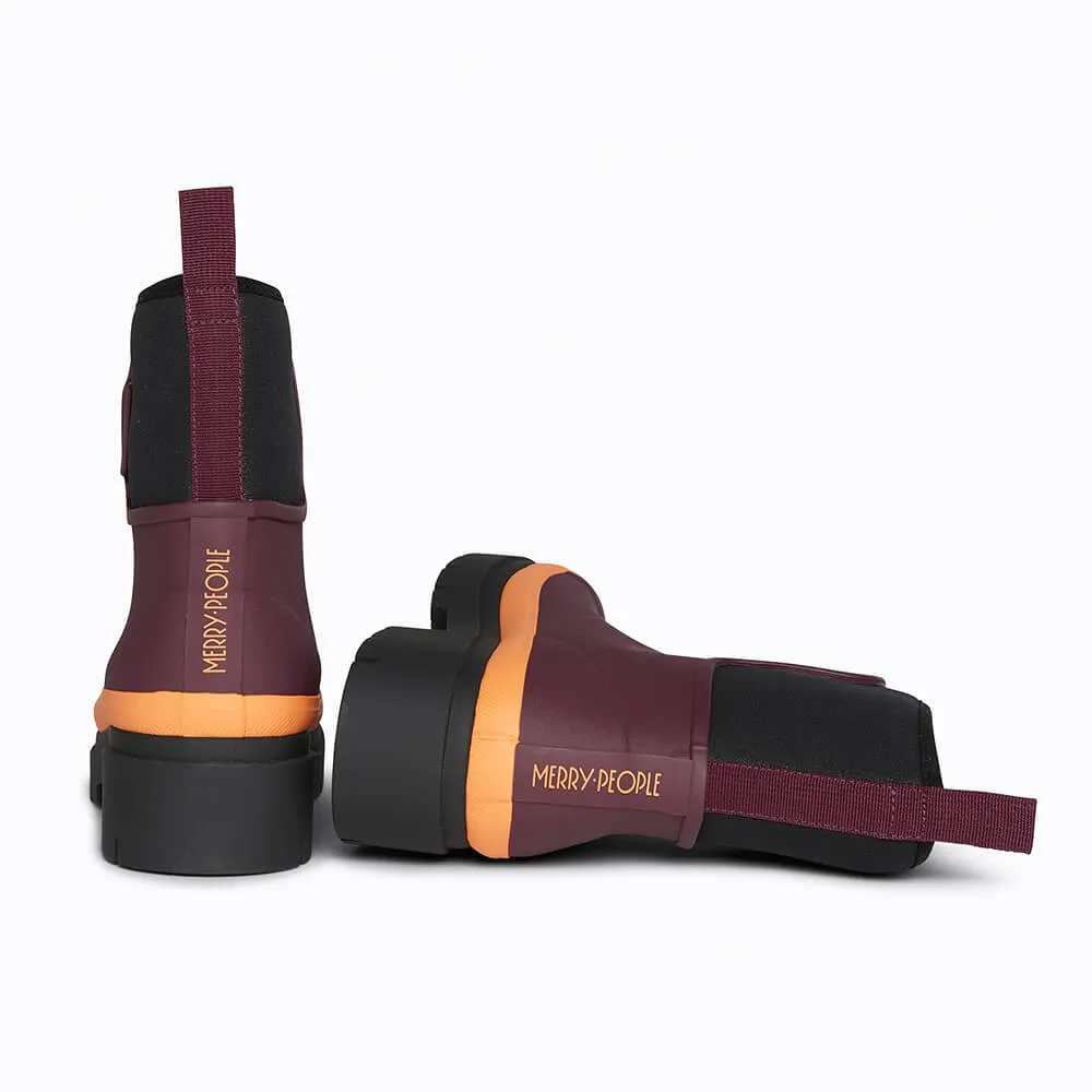 Tully Rain Boot in Plum from Merry People Cucos Boots