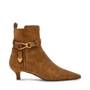 Roller Bootie TAN SUEDE Wide Steel Toe Boots