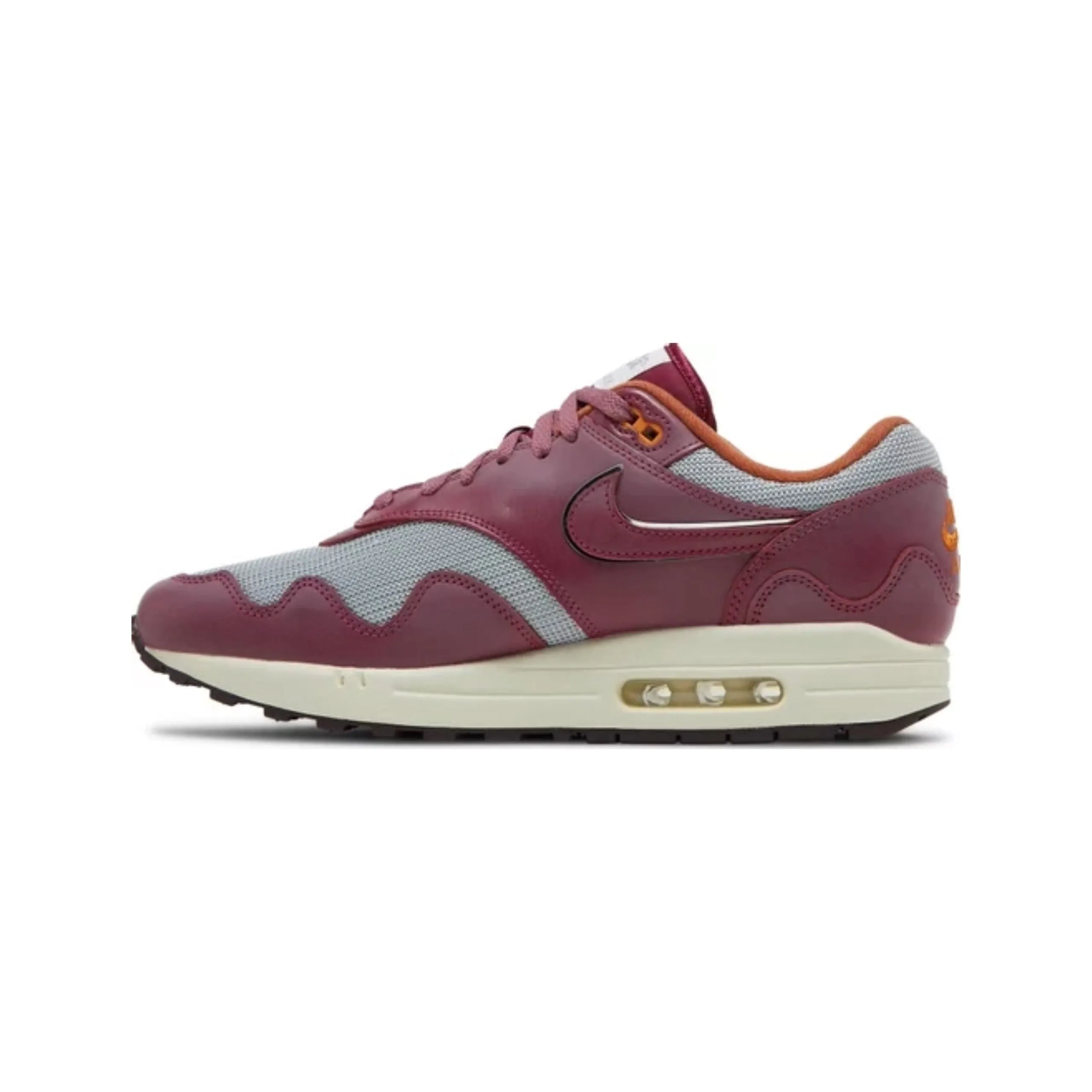 Nike Zoom Shoes Air Max 1, Patta Rush Maroon