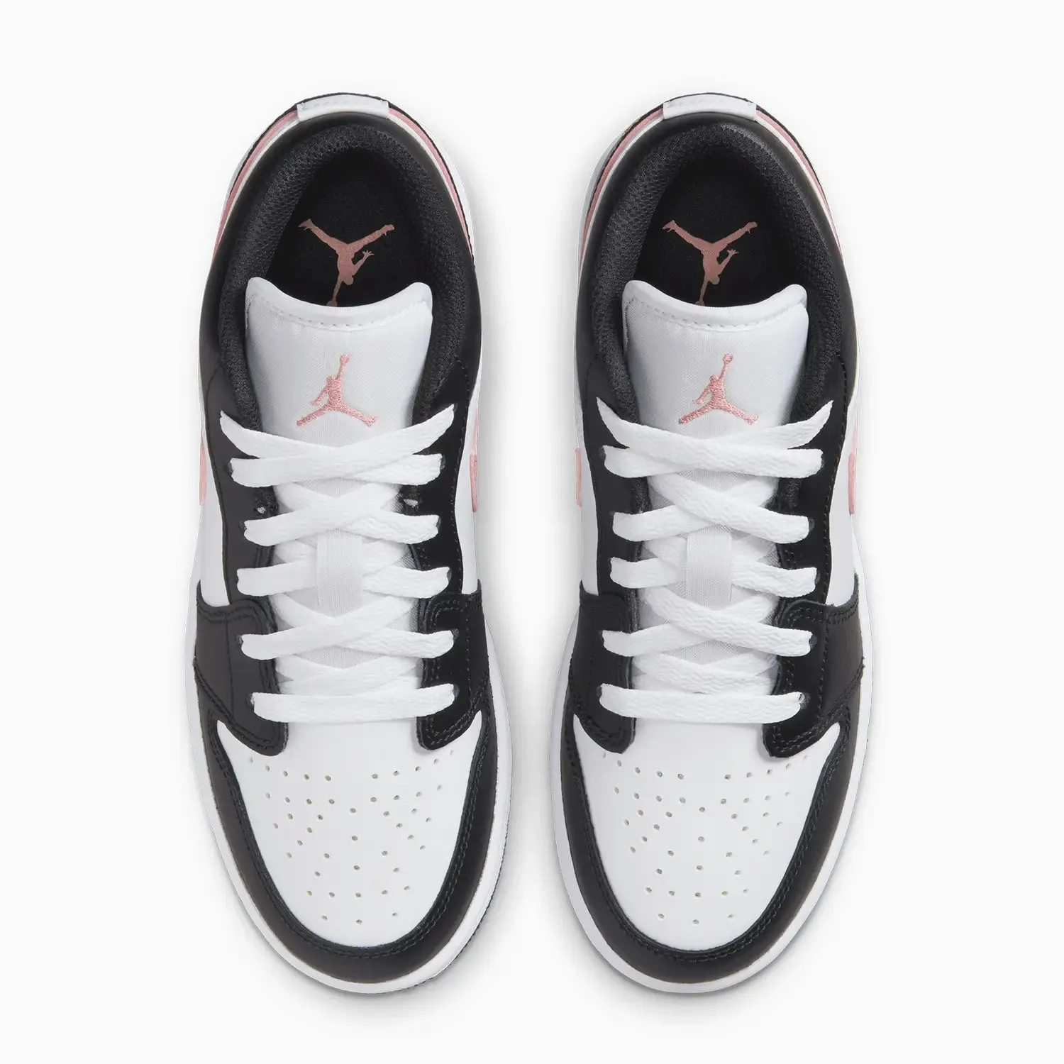 Sneakers For Overpronation Kid's Air Jordan 1 Low "Black Rust Pink" Grade School