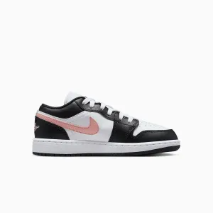 Kid's Air Jordan 1 Low "Black Rust Pink" Grade School Affordable Sneakers