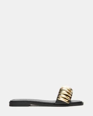 Width Wide Sandals TETRIS BLACK