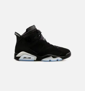 Air Jordan 6 Retro Metallic Silver Mens Lifestyle Shoe - Black Free Shipping Churchs Sneakers