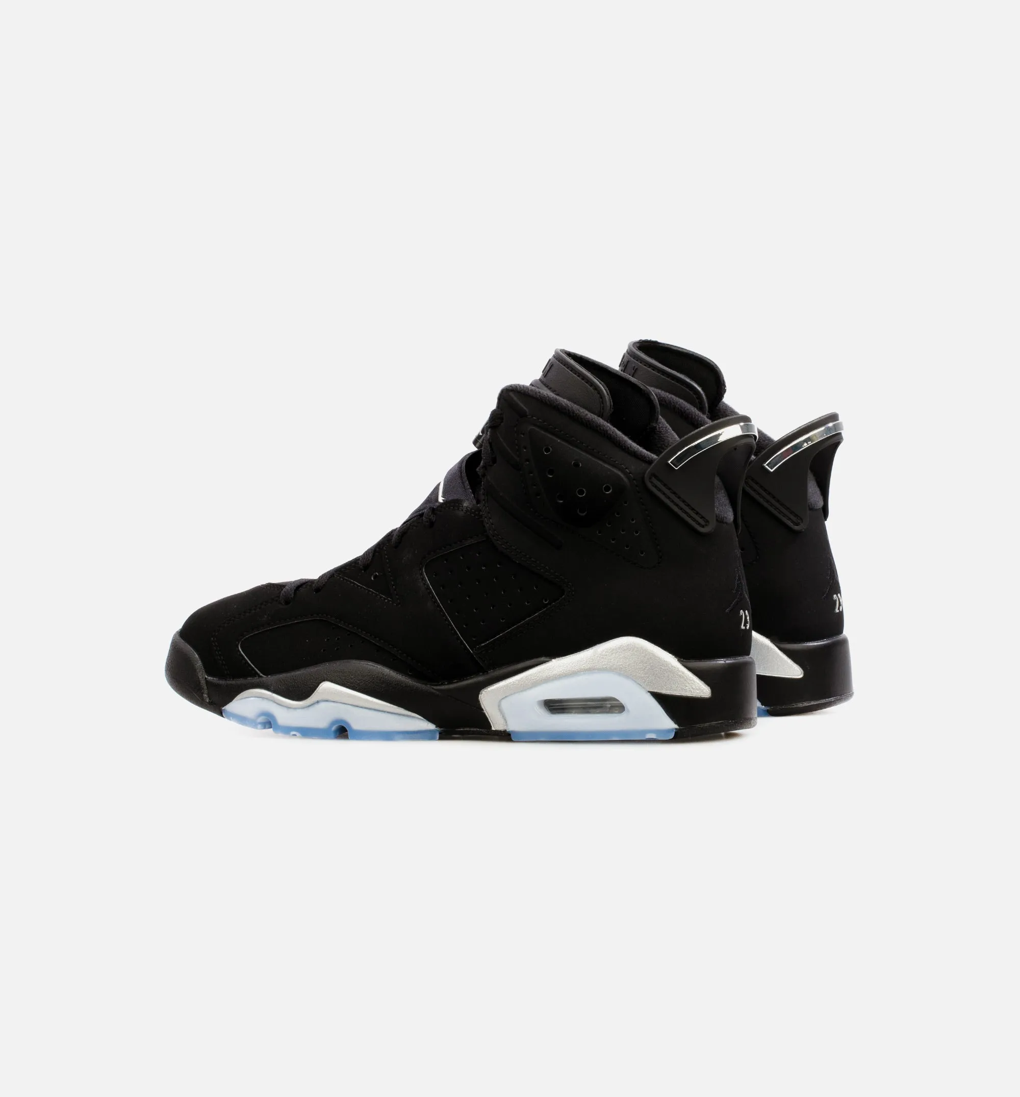 Air Jordan 6 Retro Metallic Silver Mens Lifestyle Shoe - Black Free Shipping Salsa Dance Sneakers