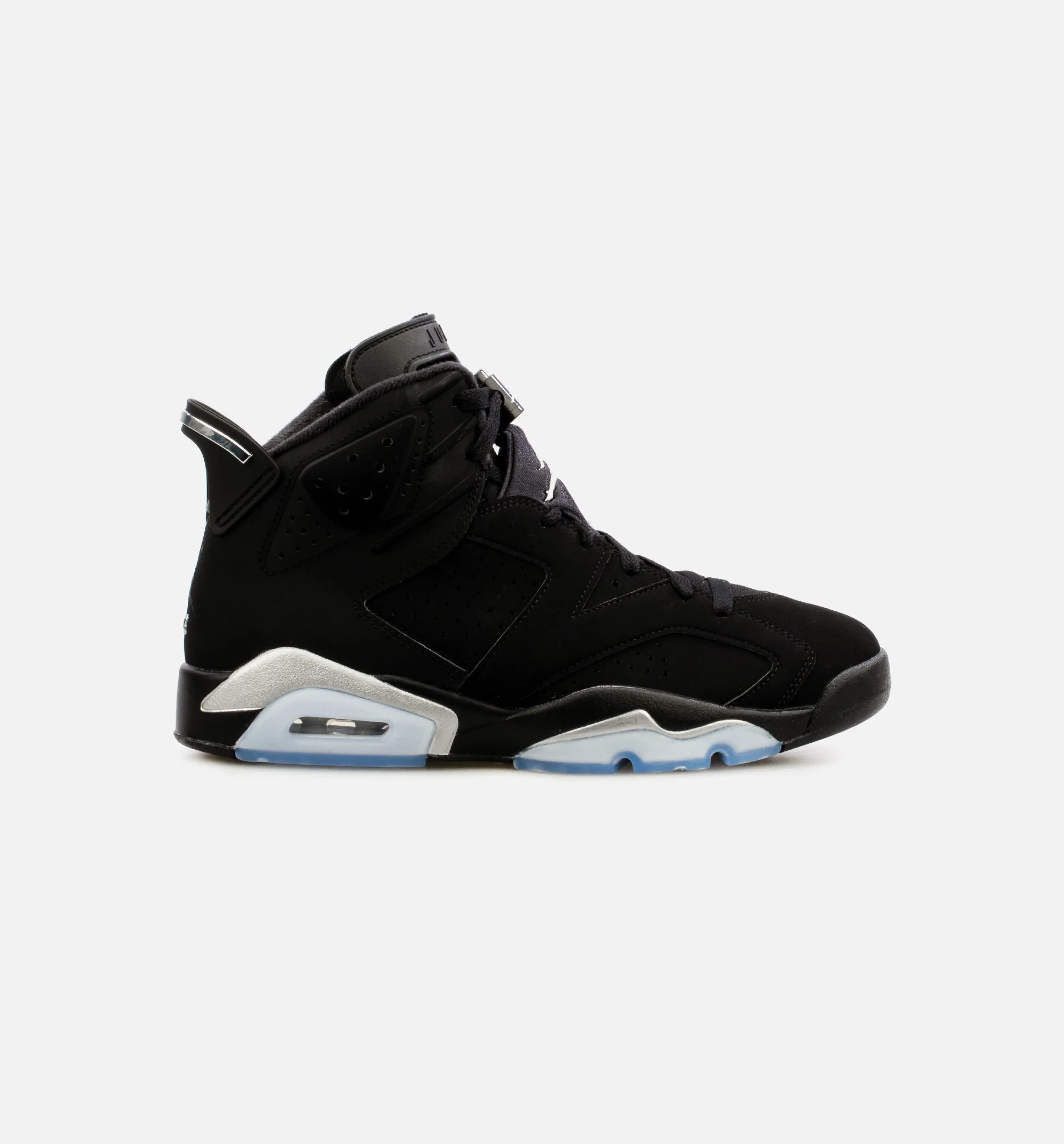 Air Jordan 6 Retro Metallic Silver Mens Lifestyle Shoe - Black Free Shipping Goose Sneakers