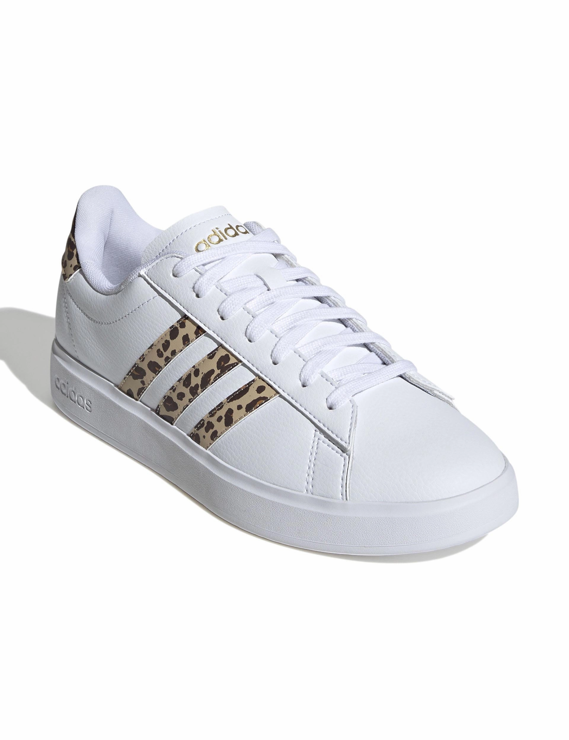 David Casual Shoes Grand Court 2.0 Shoes - Cloud White/Magic Beige/Matte Gold