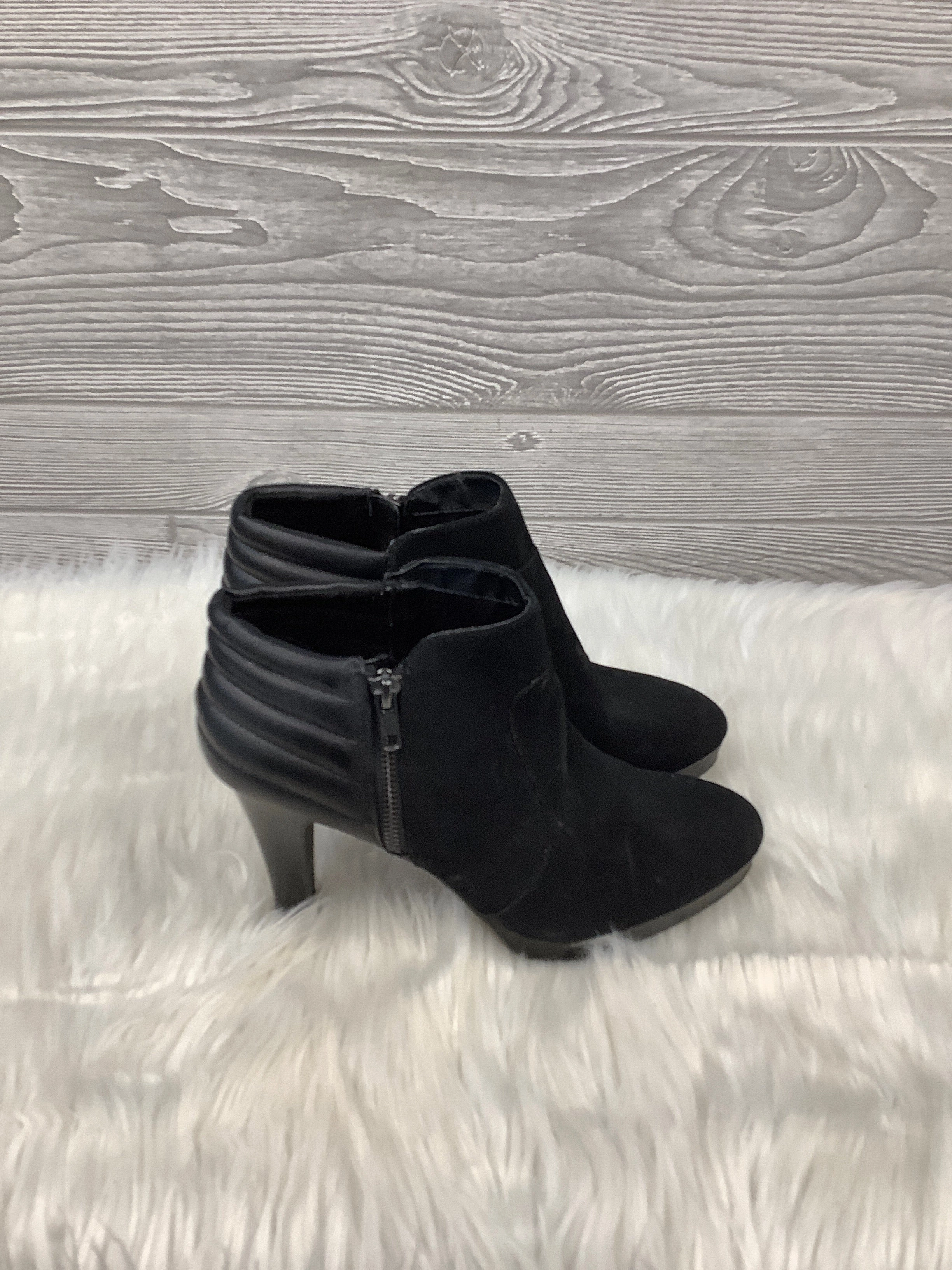 Boots Ankle Heels By Unlisted In Black, Size: 9 Everest Boots