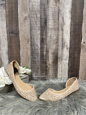 Tan Shoes Flats Apt 9, Size 7 Cherry Flats Shoes