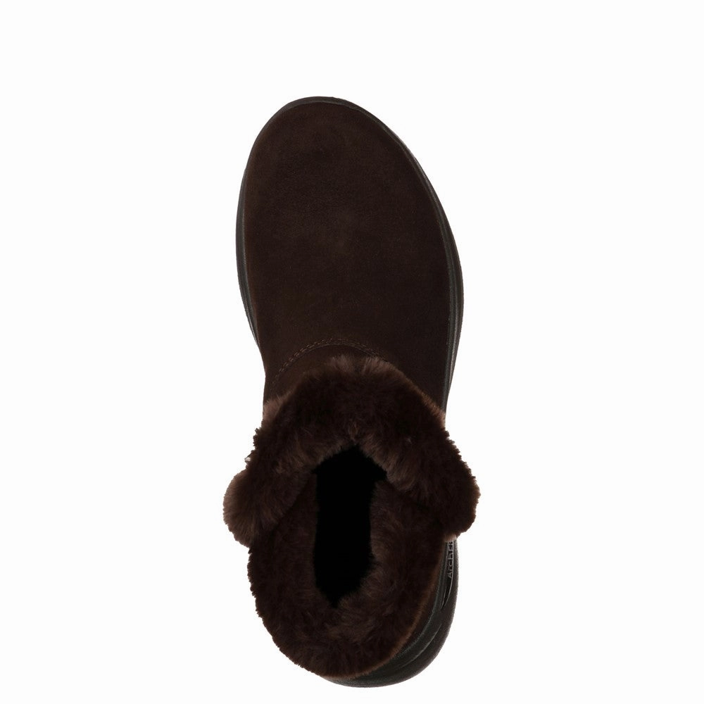 Combat Boots With Heel Skechers Go Walk Arch Fit Cherish Ankle Boot