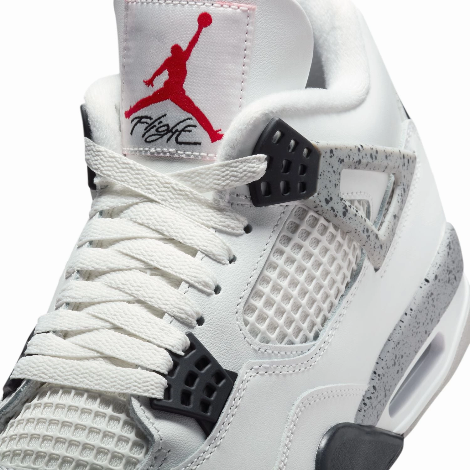 Air Jordan 4 Retro 'White Cement' Foot Sneakers