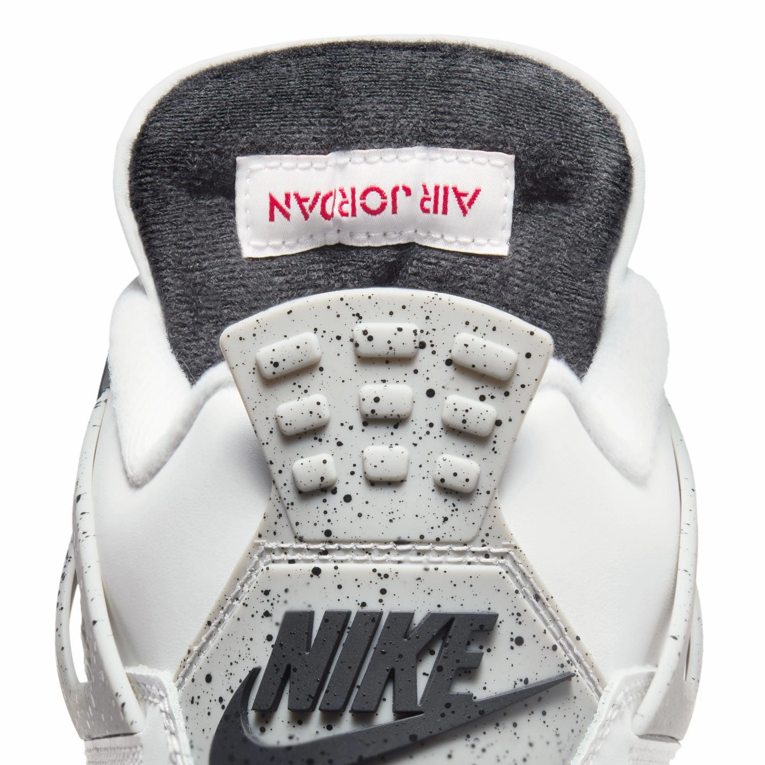 Air Jordan 4 Retro 'White Cement' Sneakers Memory Foam