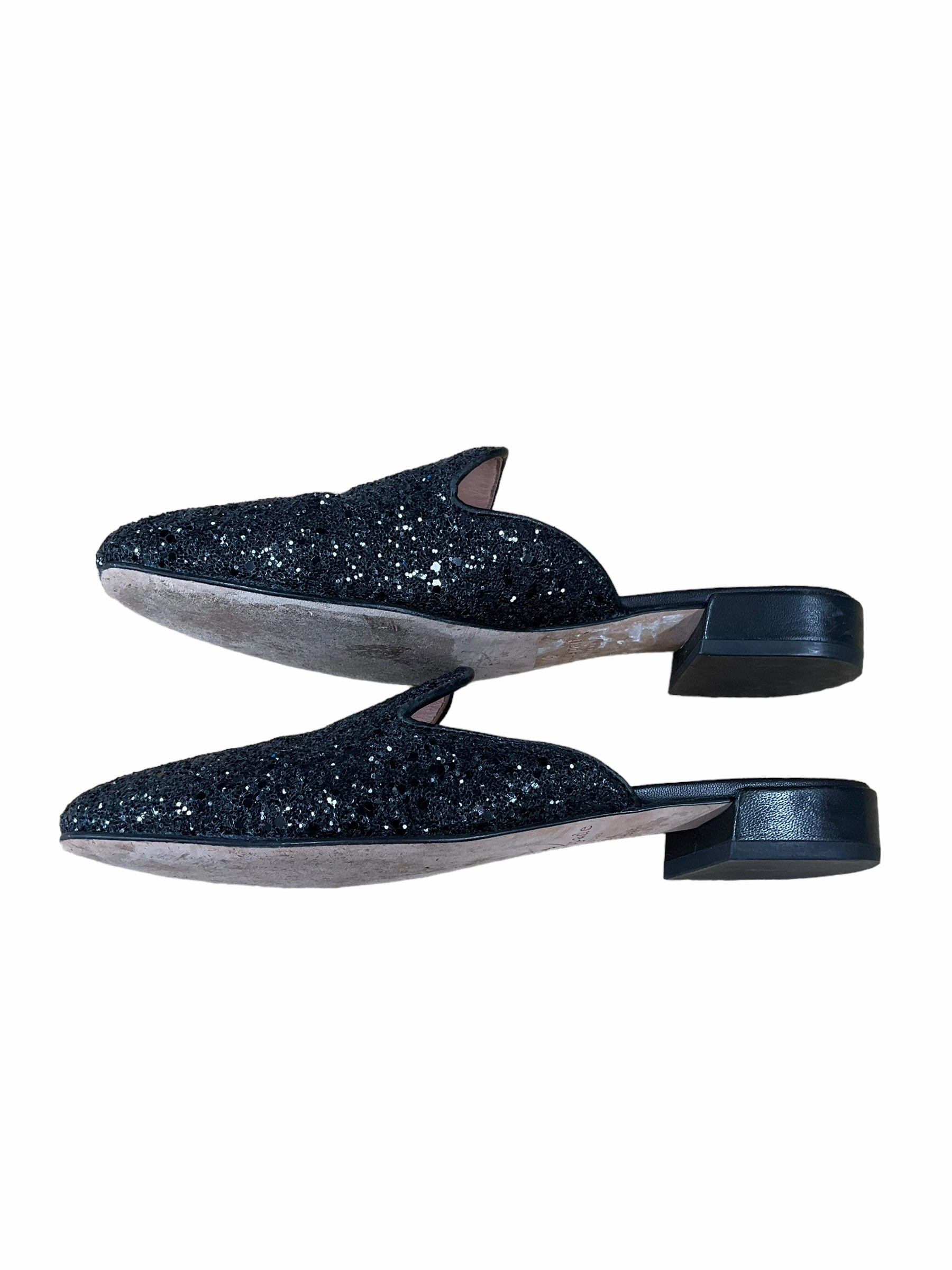 Black Shoes Flats Kate Spade, Size 6 1972 Waffle Racing Flat Moon Shoe