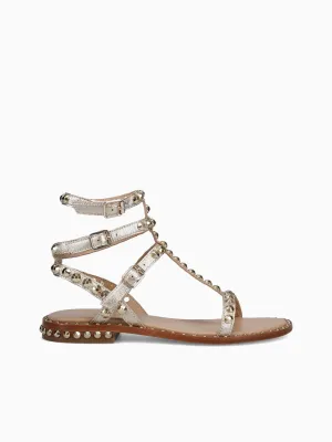 Play Light Gold Leather Vince Shoes