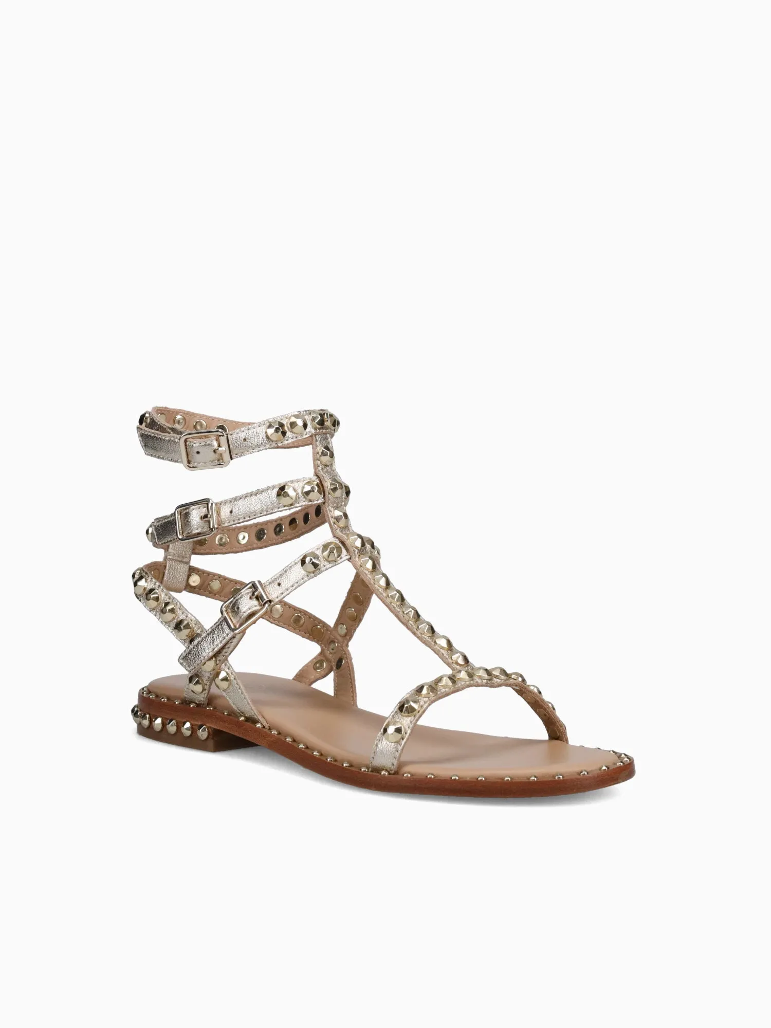 Play Light Gold Leather Oxford Shoes Business Casual