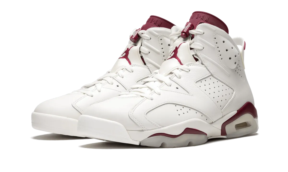 Nike Waffle Debut Sneakers Air Jordan 6 Retro "Maroon"