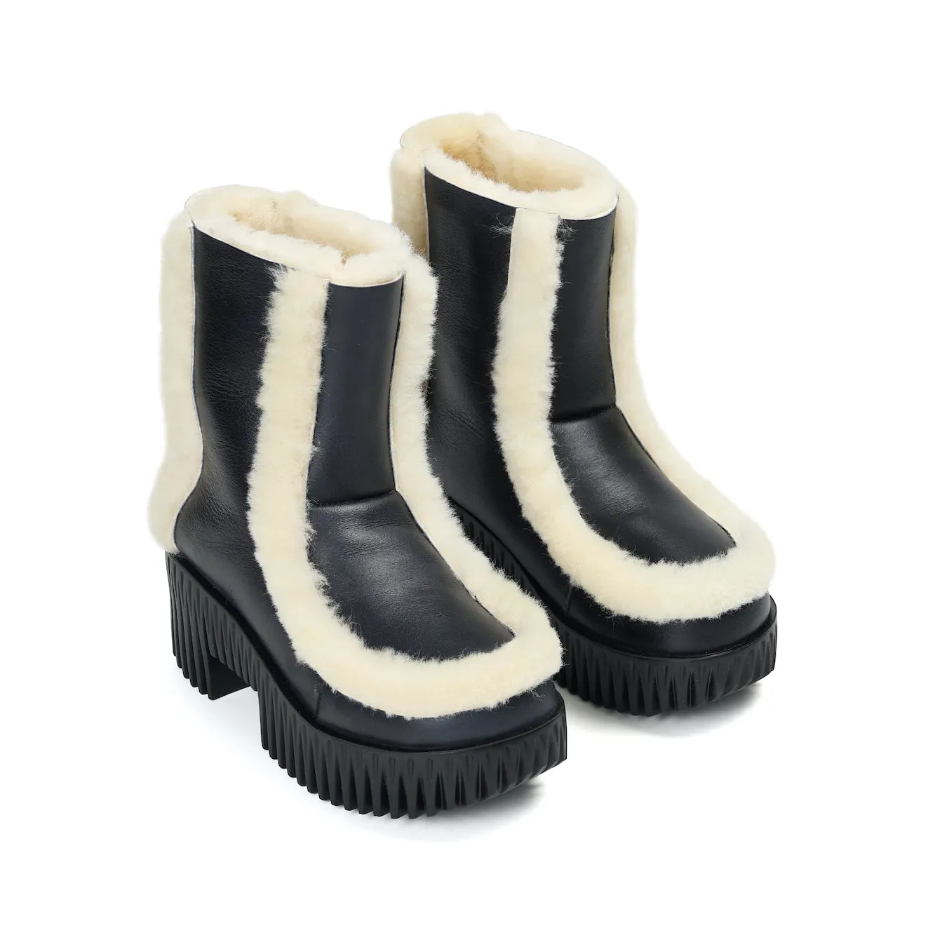PLIA FERO OREO Boots With Fold
