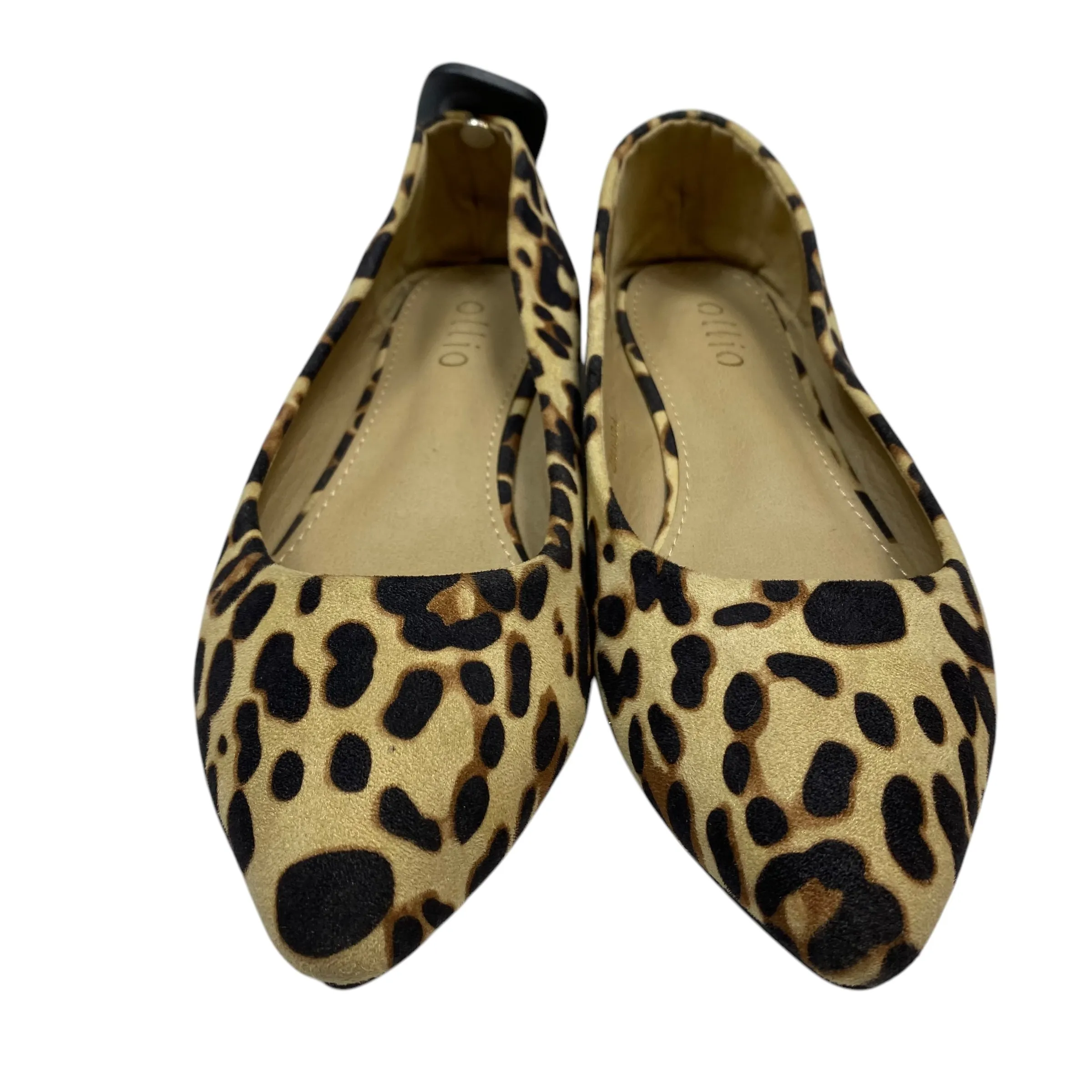 Shoes Flats By Ollio In Animal Print, Size: 7.5 Mtb Flat Shoes Boa