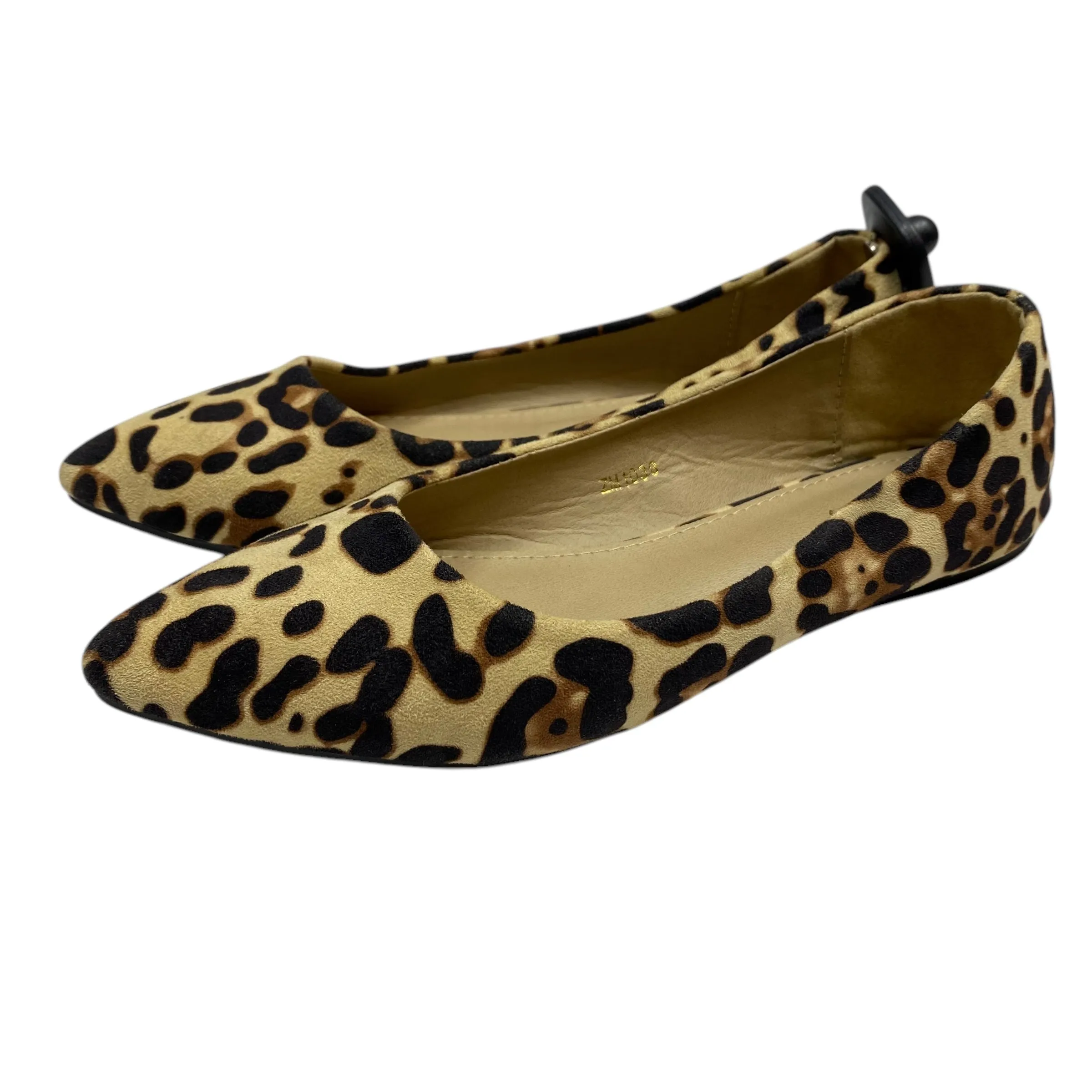 Shoes Flats By Ollio In Animal Print, Size: 7.5 Lifting With Flat Shoes