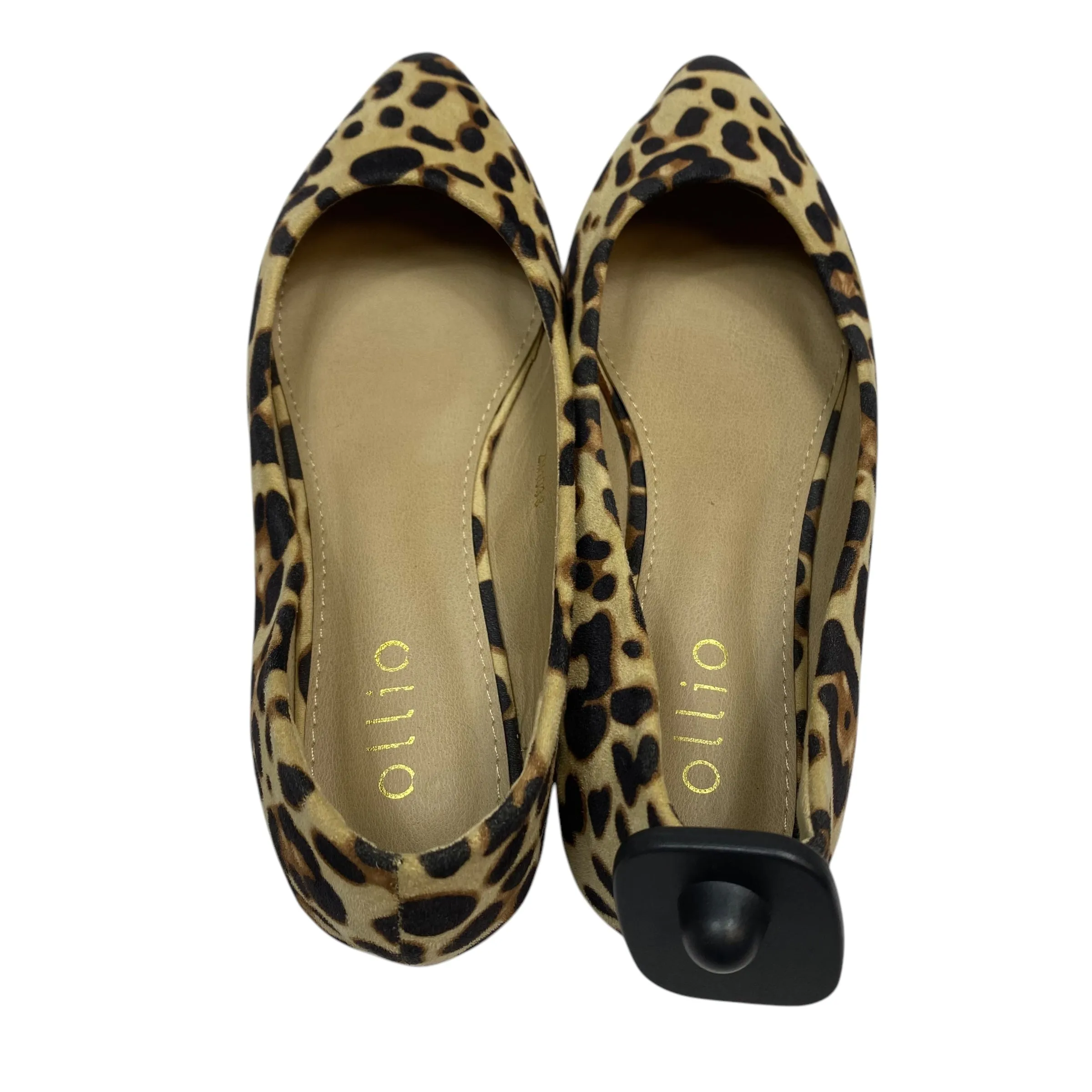 Flat Shoes Squats Deadlifts Shoes Flats By Ollio In Animal Print, Size: 7.5