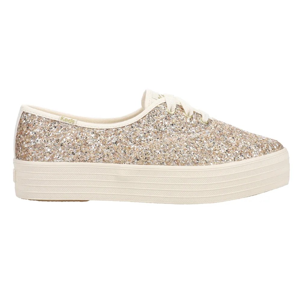Business Casual Non Slip Shoes Point Glitter Celebrations Lace Up Sneakers
