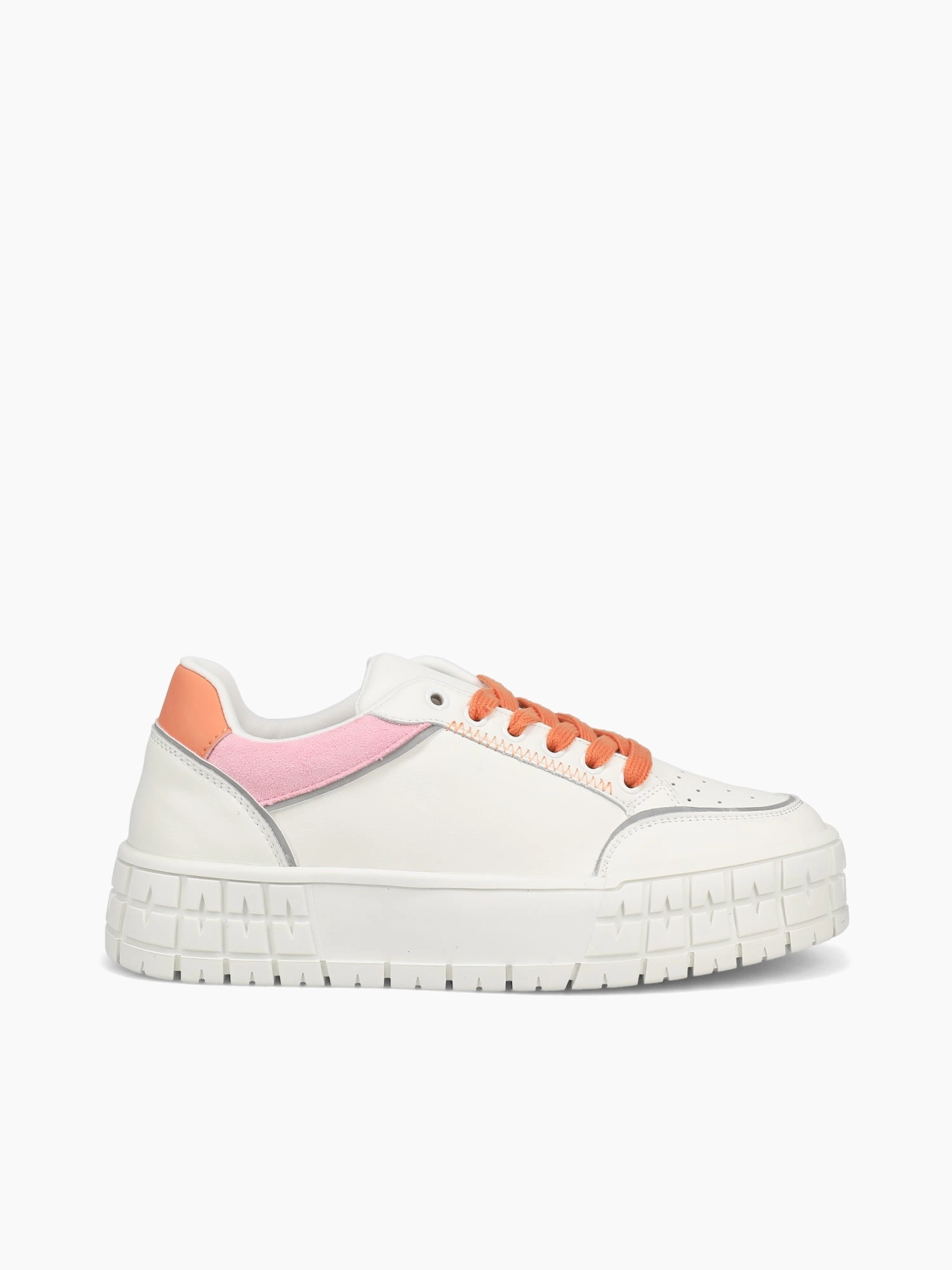 Sk8 Hi High Top Skate Shoes Celine T028042 Pink Orange