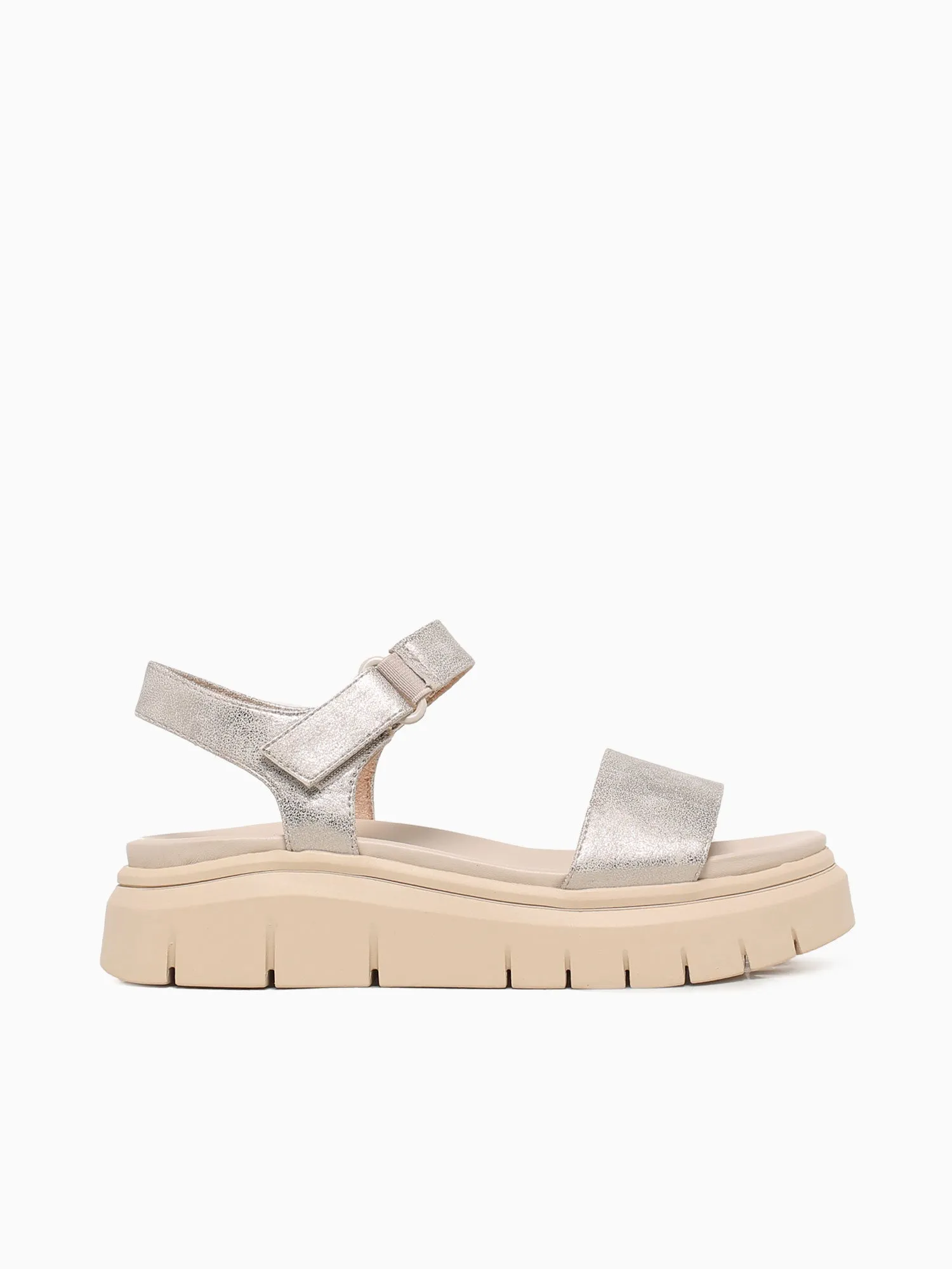 Poppi Gold Large Size Casual Shoes