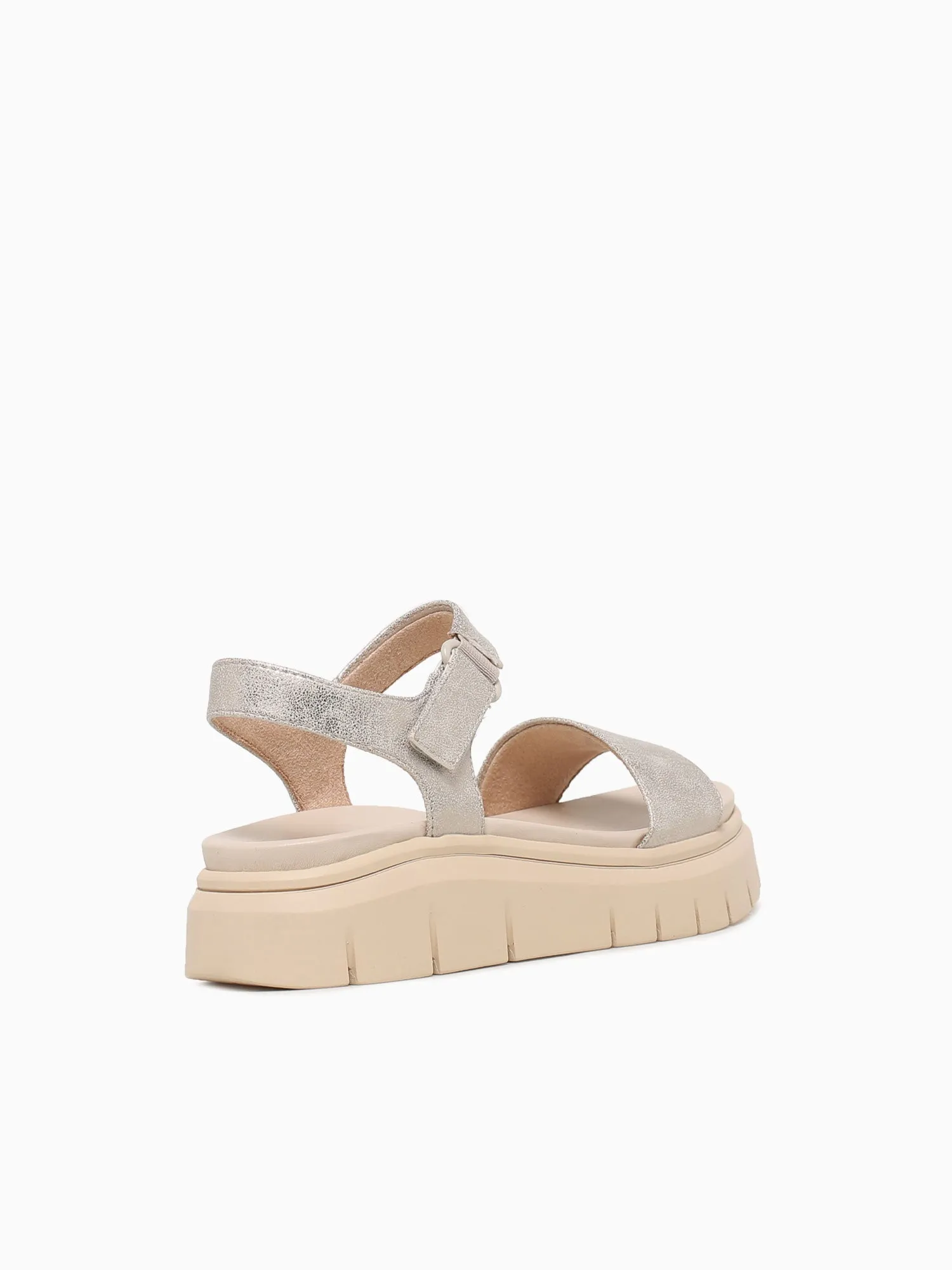 Poppi Gold Casual Leather Shoes