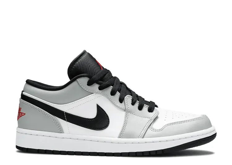 High Heeled Sneakers Air Jordan 1 Low Light Smoke Grey (GS)