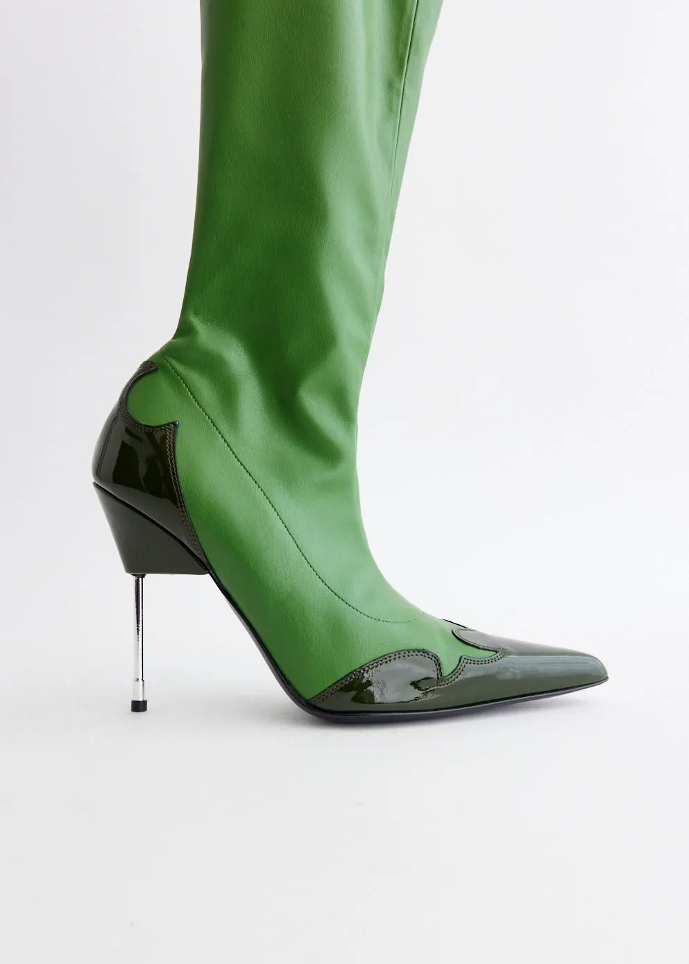 Western Boots For Wide Calves x Gia Borghini Charleston Boots