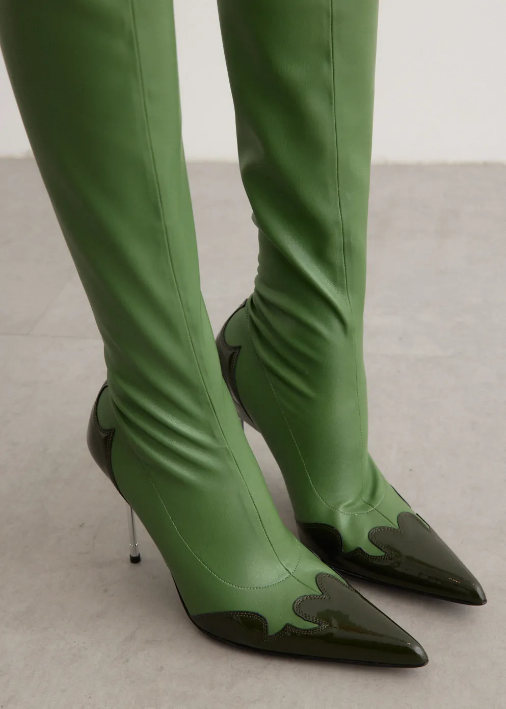 Brown Designer Boots x Gia Borghini Charleston Boots