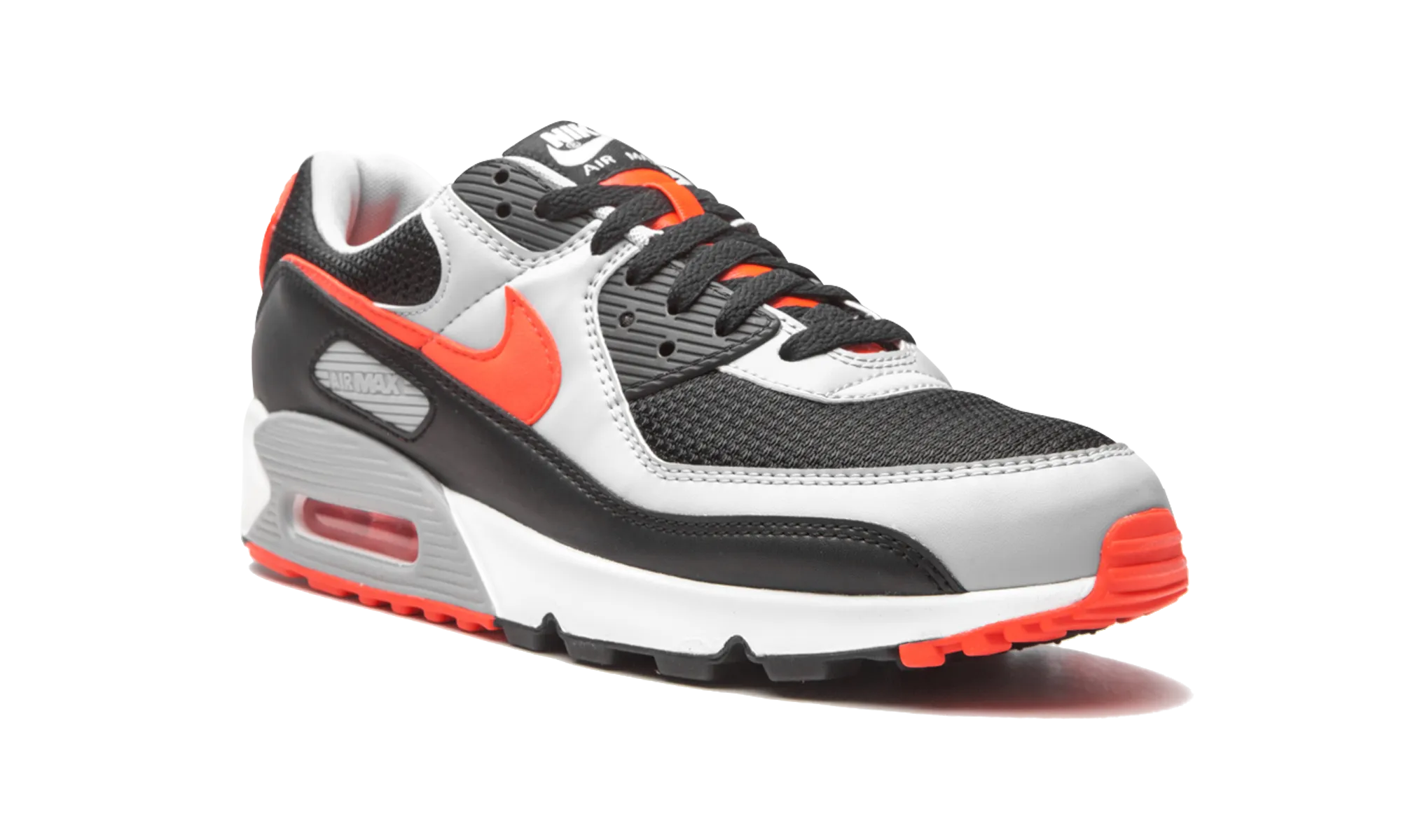 Air Max 90 "Radiant Red" Nike Gray Shoes